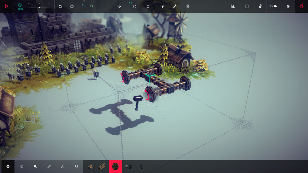 Besiege เกมสร้างรถศึกอัพเดท !! เล่นพร้อมเพื่อนออนไลน์มันทั่วโลก