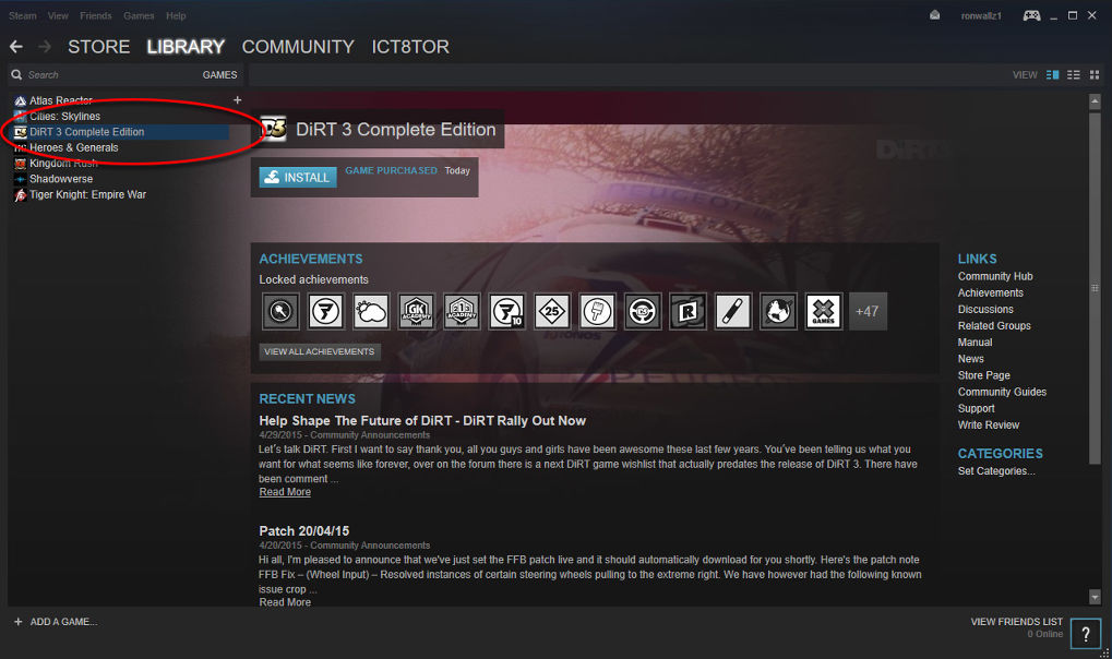 Humble Store แจก Key Steam เกม DiRT 3 Complete Edition ฟรี !!