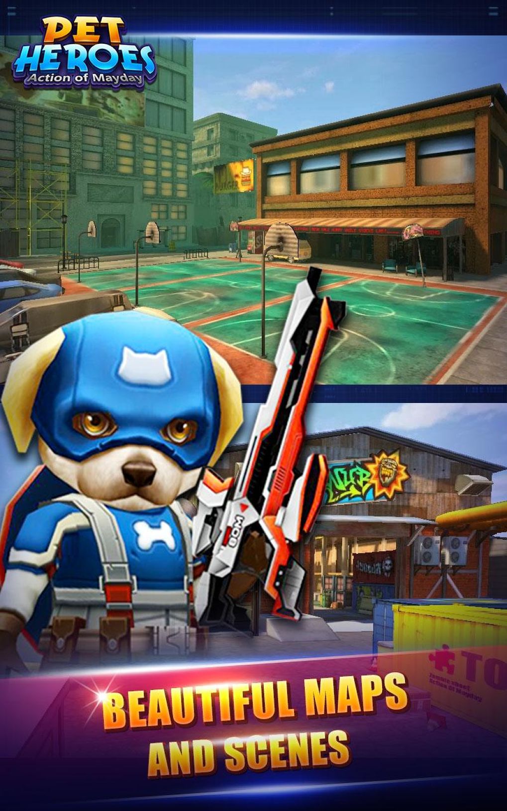 สงครามหมาแมว !! Action of Mayday: Pet Heroes เมื่อเหล่าหมาแมวต้องมากู้โลก !!