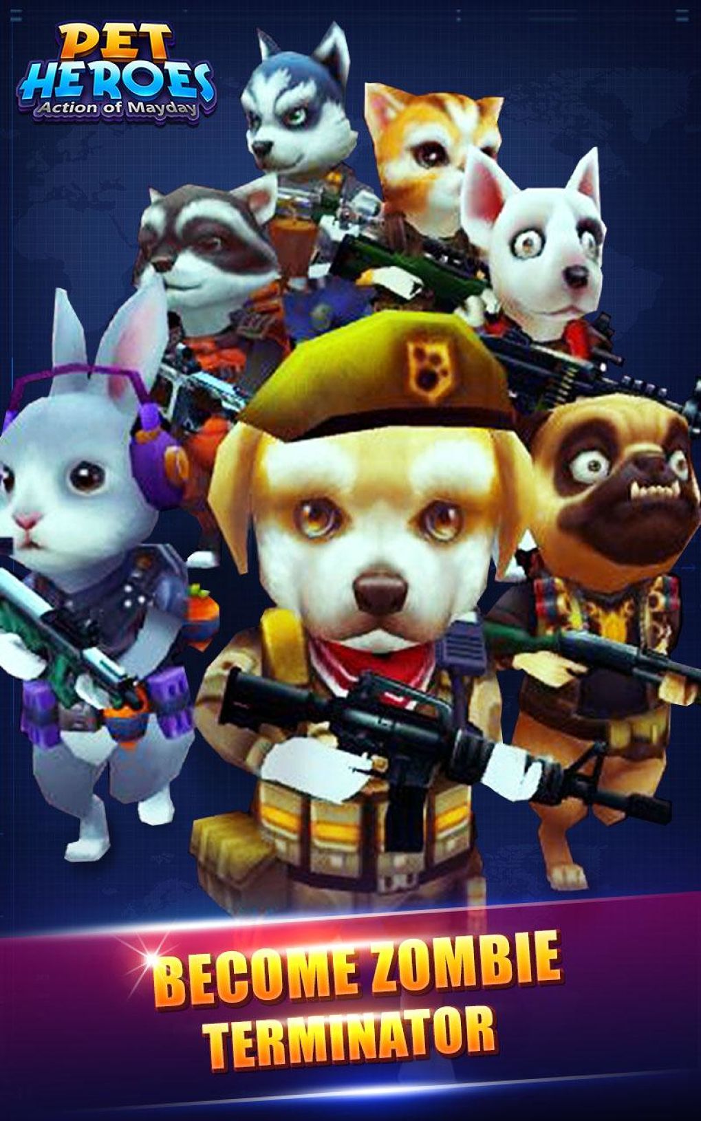 สงครามหมาแมว !! Action of Mayday: Pet Heroes เมื่อเหล่าหมาแมวต้องมากู้โลก !!