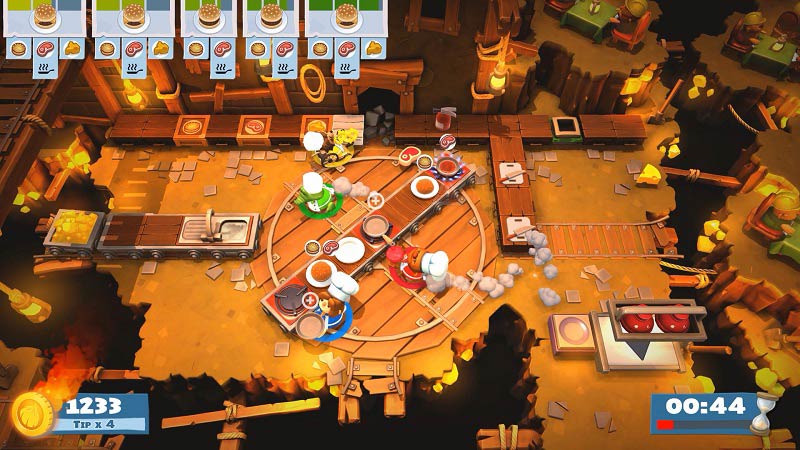 อลหม่านทำอาหารสุดแนว ห้องครัวอลเวงกันได้แล้วในเกม Overcooked! 2