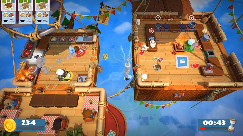 อลหม่านทำอาหารสุดแนว ห้องครัวอลเวงกันได้แล้วในเกม Overcooked! 2