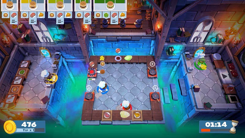 อลหม่านทำอาหารสุดแนว ห้องครัวอลเวงกันได้แล้วในเกม Overcooked! 2