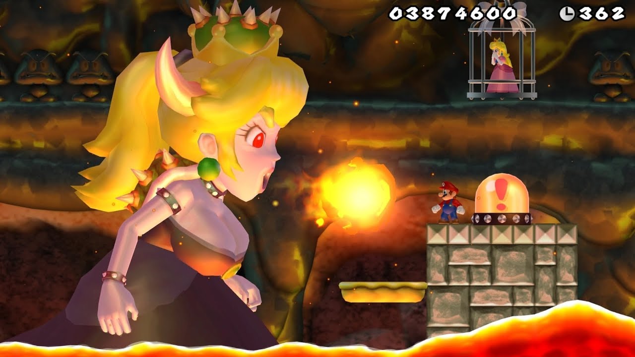 เจ้าหญิง Bowsette ปรากฎโฉมใน New Super Mario Bros Wii !!