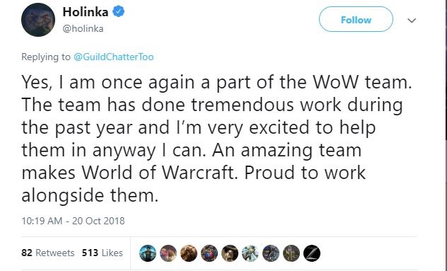 Blizzard ดีใจ!! Brian Holinka จะกลับมาทำ Combat Designer ให้กับ WoW อีกครั้ง!!