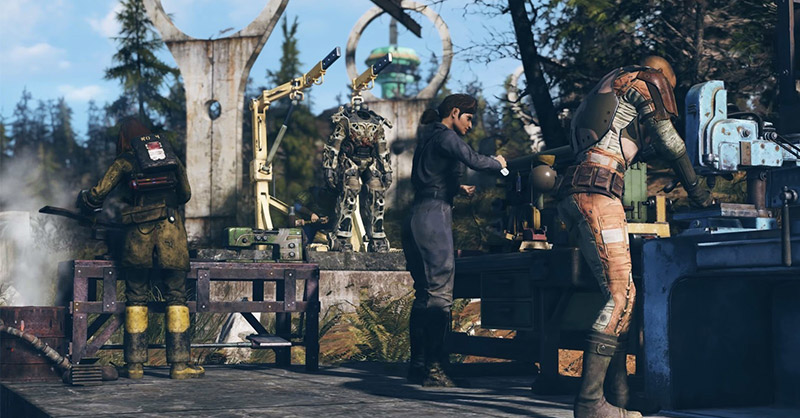 Bethesda ให้รายละเอียดเพิ่มเติมเกี่ยวกับการลูทของและสร้างฐานของเกม Fallout 76