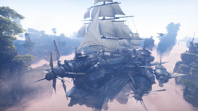เรือเหาะยักษ์ Inventus ซึ่งมีบทบาทสำคัญต่อการออกสำรวจโลกของเกม A:IR
