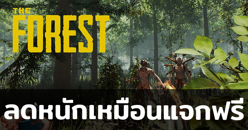 The Forest เกมเอาตัวรอดในป่าลึกลับ ลดเหลือ 72.25 บาท  สร้างบ้าน+หาอาหาร+มนุษย์กินคน+อสูรกาย : Playulti.Com
